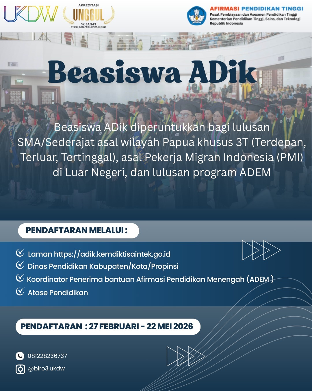 Flyer Beasiswa ADik