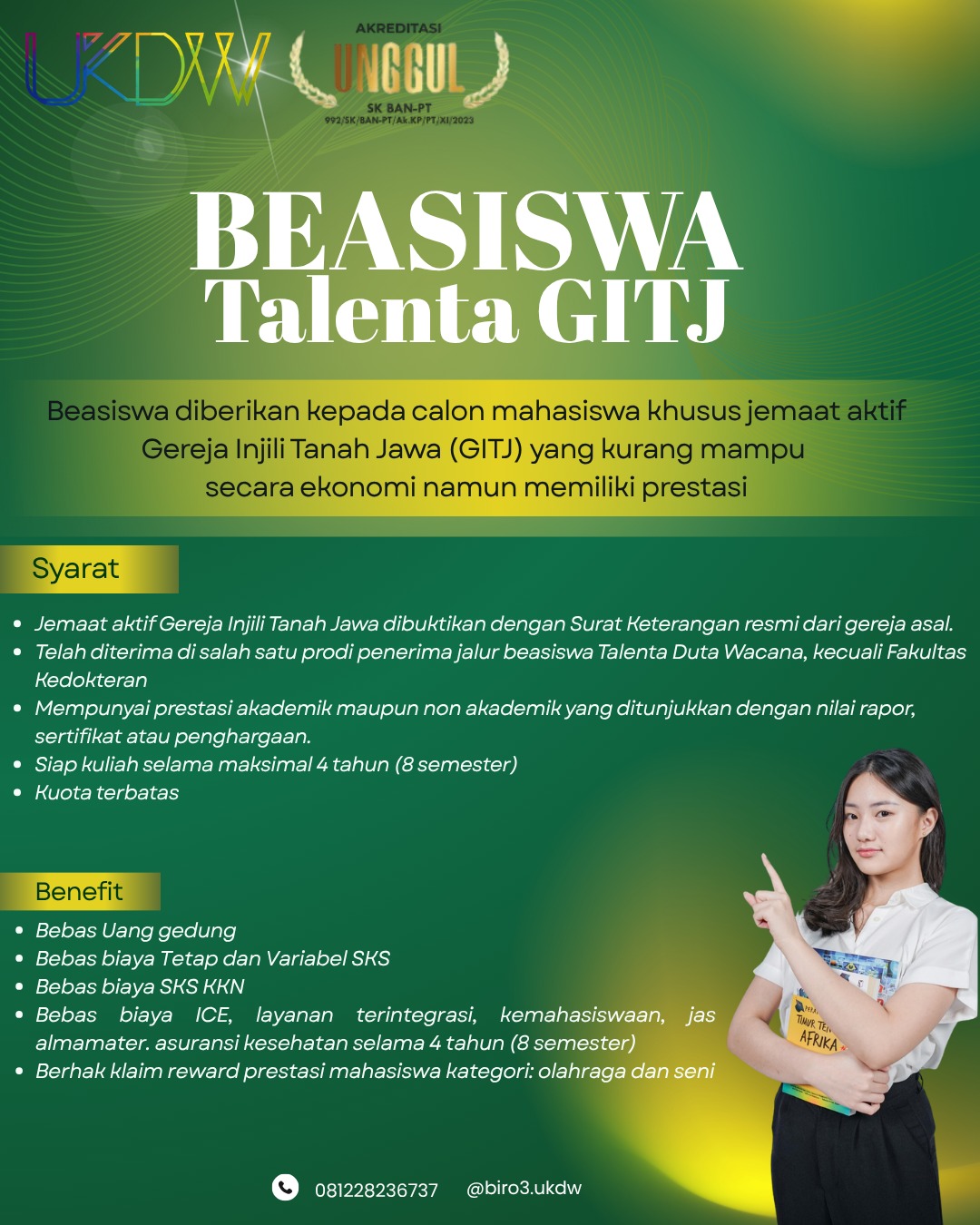 Flyer Beasiswa Talenta GITJ