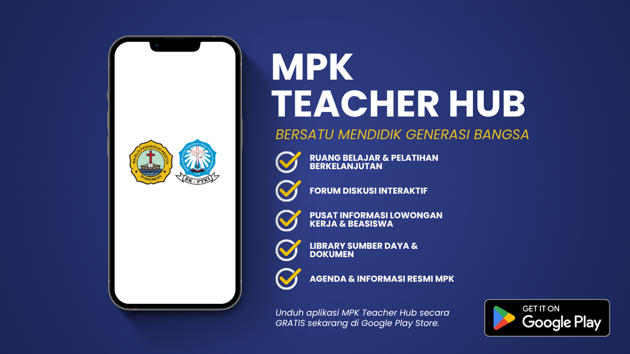 Transformasi Pendidikan Kristen di Era Digital: Majelis Pendidikan Kristen Rilis Aplikasi "MPK Teacher Hub"