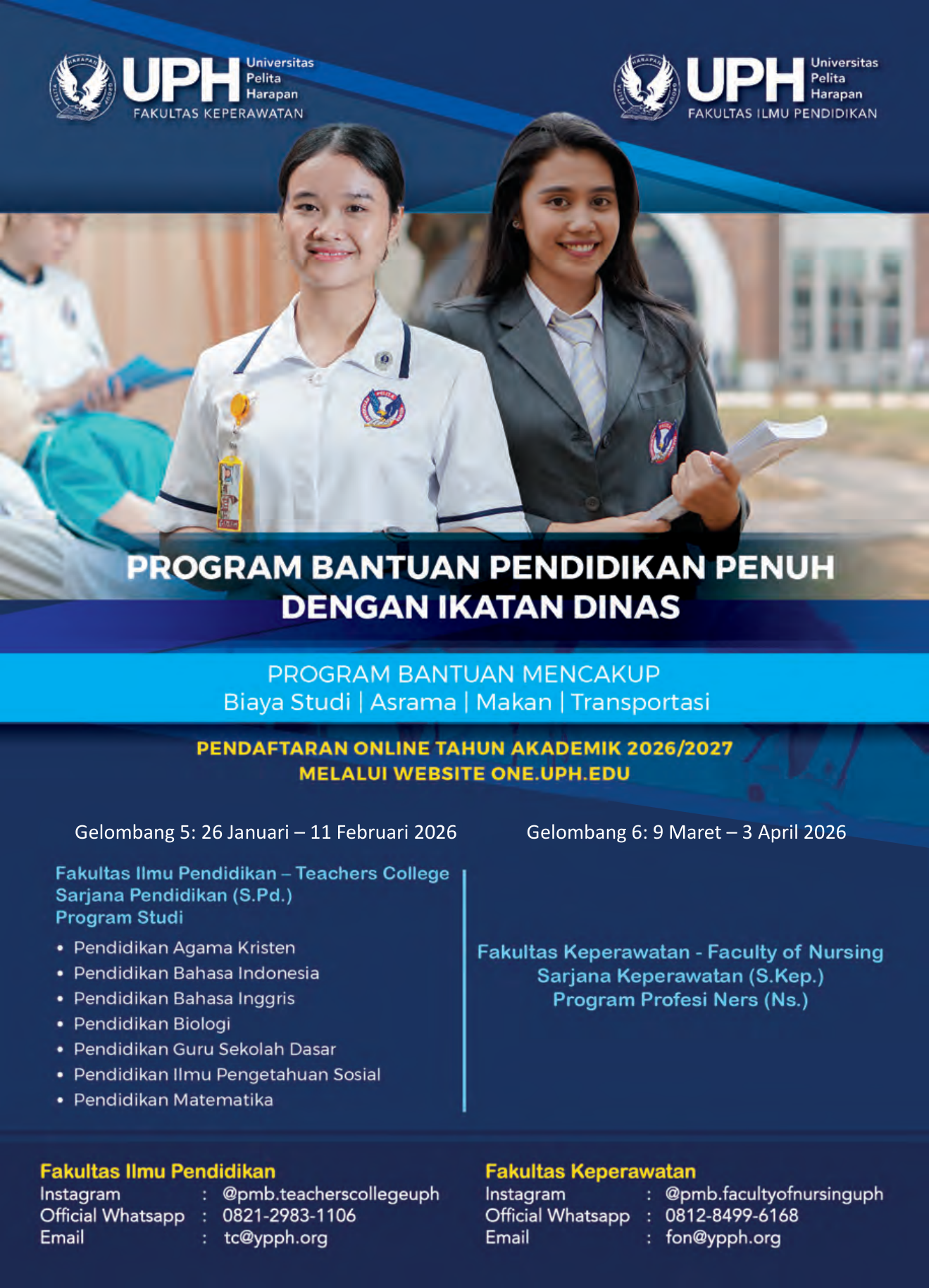 Flyer Beasiswa TC & FON UPH (Hal 1)